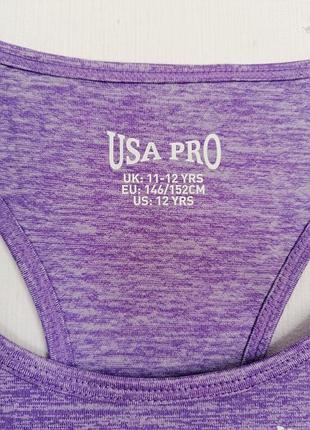 Спортивная майка фиолетового сиреневого цвета Ausa pro4 фото