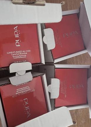 Pupa сяюча пудра-рум'яна для обличчя luminys baked all over 02 ,9г