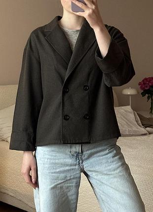 Легкий жакет зі 100% вовни massimo dutti. розмір xs.