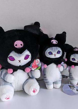 Kuromi cat. котик куромі . м'яка іграшка
