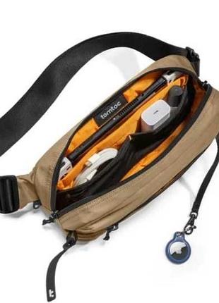 Слинг сумка, нагрудная сумка tomtoc aviator-t33 chest bag l (3.5l)4 фото
