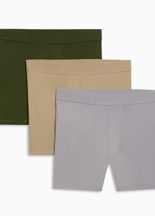 Мужские трусы puma men's ultra soft boxer briefs (3 pack) новые оригинал из сша