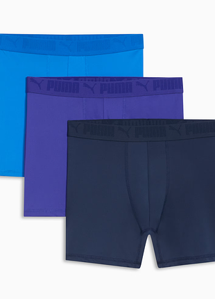 Чоловічі труси puma men's athletic fit boxer briefs (3 pack) нові оригінал з сша