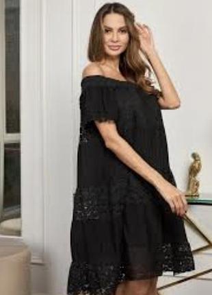 Ярусное с кружевом платье 👗 италия