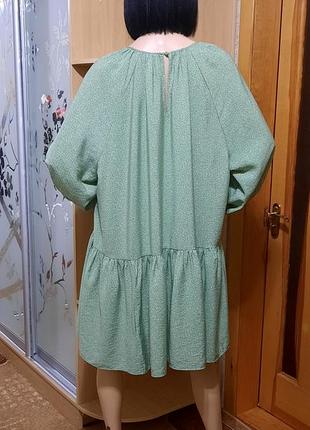 Платье h&m р xl вискоза с широкими рукавами4 фото