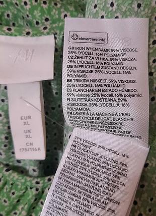 Платье h&m р xl вискоза с широкими рукавами6 фото