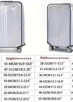 Новый чехол для чемодана,водонепронецаемый,пылезащитный4 фото