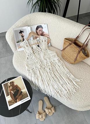 Накидка в стиле бохо h&m coachella