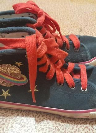 Высокие кеды на девочку, 29-30р, 19,5см