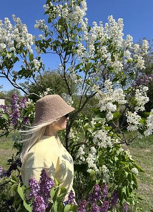 Панама унісекс ручної роботи з рафії розмір 54-60