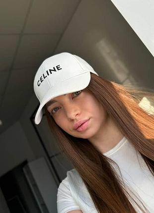 Кепка біла celine