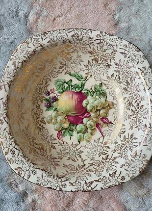 Фруктовница антикварная от victoria and trenthem. англия