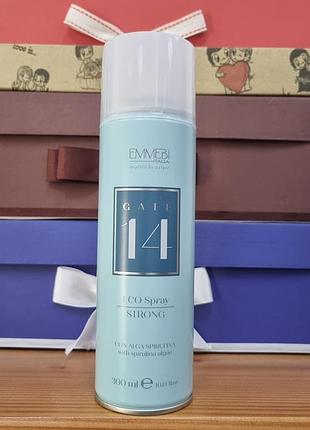 Emmebi italia еколак сильної фіксації gate 14 ocean eco spray strong 300 ml
