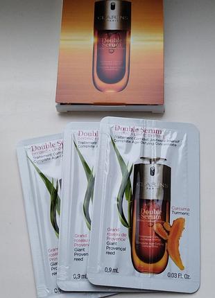 Интенсивная сыворотка против старения кожи clarins double serum