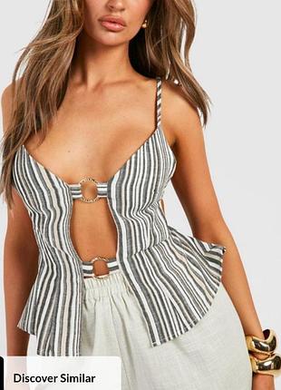 Новий топ з біркою майка boohoo plt prettylittlething