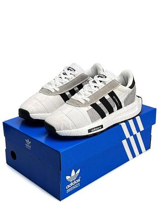 Adidas originals retropy e5 texture white/black/grey 3