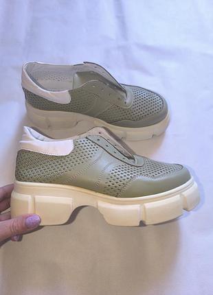 Кросівки/черевики осінь-весна, натуральна шкіра