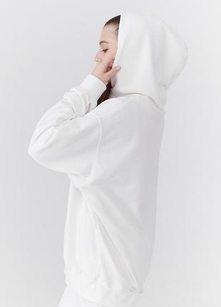 Полный унисекс комплект: худи и штаны - костюм moon, оверсайз спортивный костюм из качественной ткани8 фото