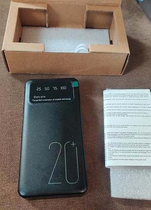 Портативний зовнішній акумулятор powerbank hinne 20000 mah