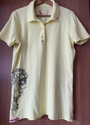 Нова котонова футболка поло
