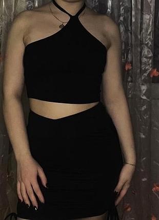 Топ та спідниця  розмір s-m