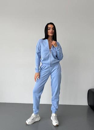 Блакитний костюм туреччина лакоста джогери і бомбер