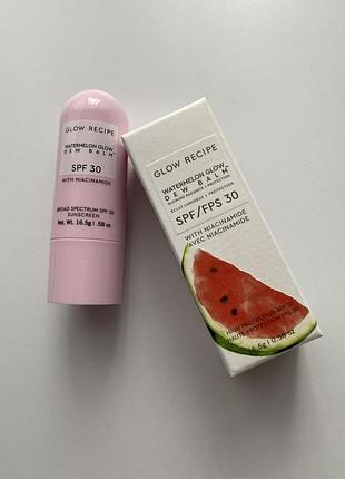 Сонцезахисний бальзам з ніацинамідом у стіку glow recipe watermelon glow niacinamide dew balm spf 30