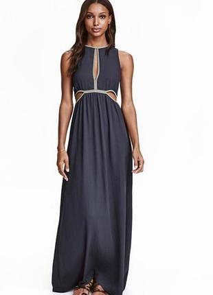 Платье макси в греческом стиле h&m