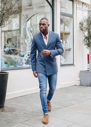Блейзер alfio mens jacket blue р. 54