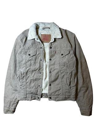 Вельветова куртка джинсовка levi’s