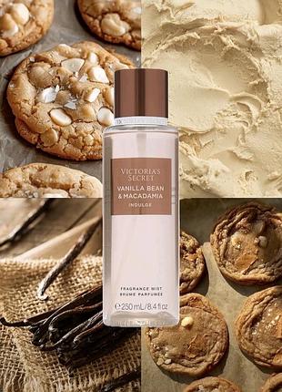 Лімітована колекція! спрей для тіла міст victoria's secret vanilla bean & macadamia оригінал!