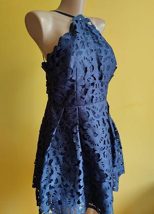Платье темно-синее цвет chichi london