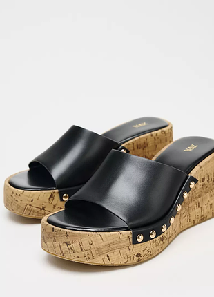 Zara шлепанцы