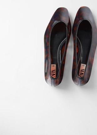 Туфли лоферы балетки zara