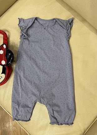 Пісочник, ромпер, чоловічок 1.5-2 роки ріст 86-92 в мілкий горох від джордж