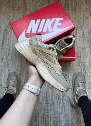 Кроссовки женские nike m2k tekno beige & gray