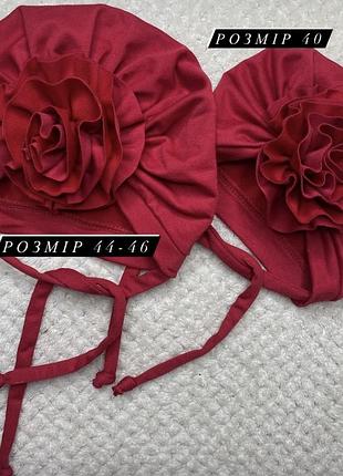 Шапочки червоного кольору, для маленьких