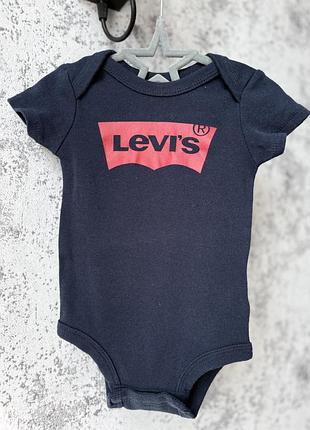 Боді levi’s  70-89 см 6-12 міс, новий без бірки