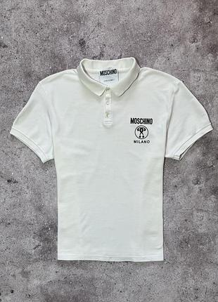 Білосніжна футболка moschino