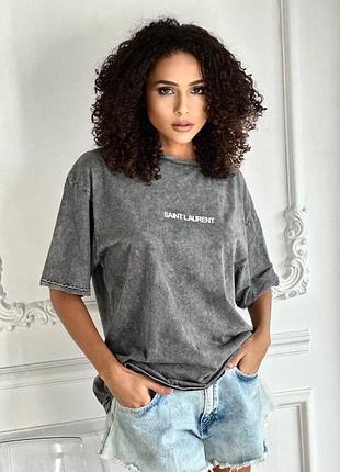 Жіноча футболка оверсайз з бавовни літня тай-дай 0402