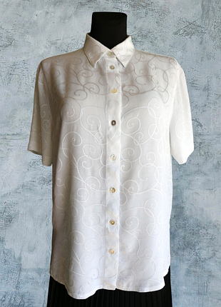 Рубашка винтажная прямого кроя от pat too pat