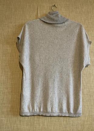 Серый жилет/гольф шерсть/кашемир