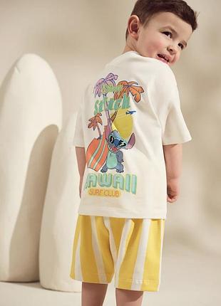 Літній костюм комплект футболка та шорти зі стітчем на хлопчика