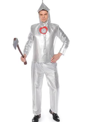 Дорослий костюм залізний дрововосек чарівник із країни Віз s, m