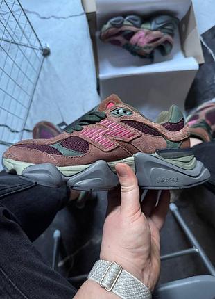 Кросівки new balance 9060 burgundy 990V25 фото