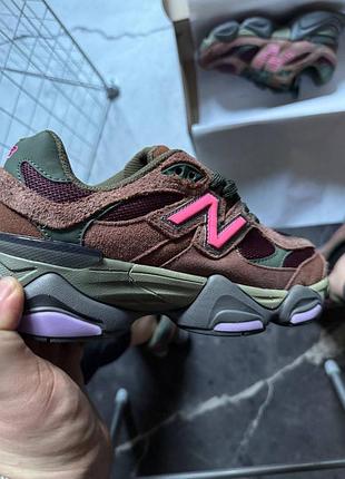 Кросівки new balance 9060 burgundy 990V24 фото