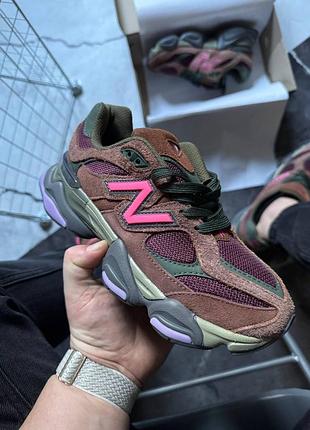Кросівки new balance 9060 burgundy 990V23 фото