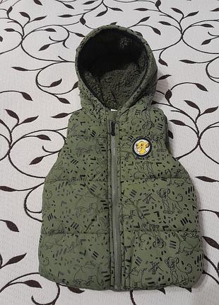 Жилетка весенняя на мальчика 1-1,5 года, фирмы disney baby