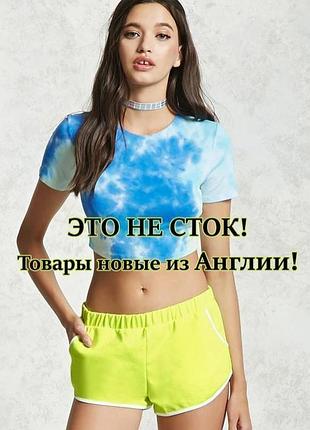 Forever 21.товар из англии. неоновые шорты с карманами.
