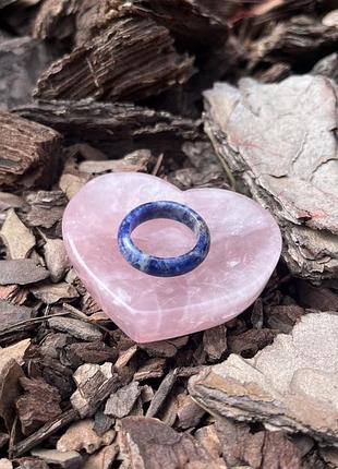 Колечко з натурального лазариту кільце